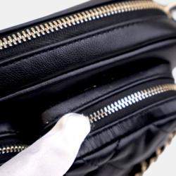 Pre Owned Chanel Small Calfskin Quilted Camera Case