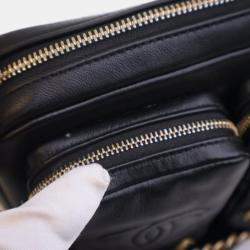 Pre Owned Chanel Small Calfskin Quilted Camera Case