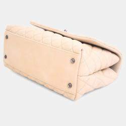 Pre Owned Chanel Medium Caviar Coco Handle Bag