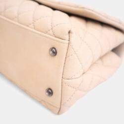 Pre Owned Chanel Medium Caviar Coco Handle Bag