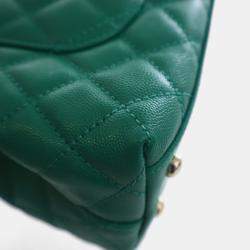 Pre Owned Chanel Mini Caviar Coco Handle Bag
