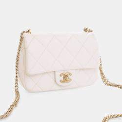 Pre Owned Chanel Mini Caviar Sweetheart Crush Flap Bag