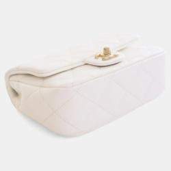 Pre Owned Chanel Mini Caviar Sweetheart Crush Flap Bag
