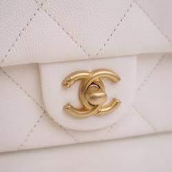 Pre Owned Chanel Mini Caviar Sweetheart Crush Flap Bag