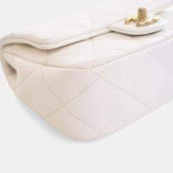 Pre Owned Chanel Mini Caviar Sweetheart Crush Flap Bag