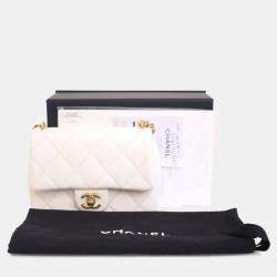 Pre Owned Chanel Mini Caviar Sweetheart Crush Flap Bag