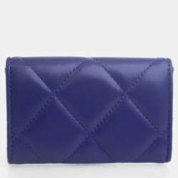Pre Owned Chanel Lambskin 19 Flap Card Holder