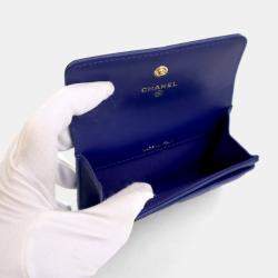 Pre Owned Chanel Lambskin 19 Flap Card Holder
