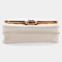 Pre Owned Chanel Mini Lambskin Chain Belt Waist Bag