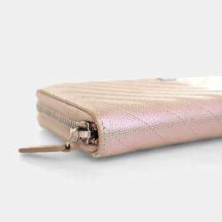 Pre Owned Chanel Caviar CC Long Zip Wallet