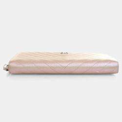 Pre Owned Chanel Caviar CC Long Zip Wallet