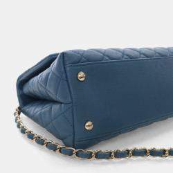 Pre Owned Chanel Medium Caviar Coco Handle Bag