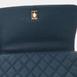 Pre Owned Chanel Medium Caviar Coco Handle Bag