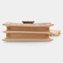 Pre Owned Chanel Iridescent Calfskin North South Boy Flap Bag