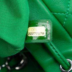 Pre Owned Chanel Green Small Lambskin Urban Spirit Backpack