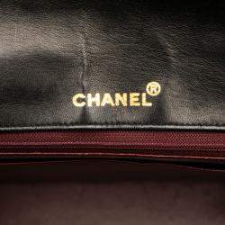 Pre Owned Chanel Black Medium Quilted Lambskin Mademoiselle Single Flap