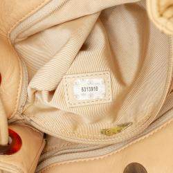 Pre Owned Chanel Brown Lambskin CC Tassel Shoulder Bag