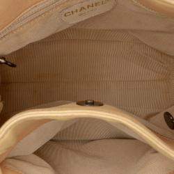 Pre Owned Chanel Brown Lambskin CC Tassel Shoulder Bag