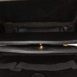 Pre Owned Chanel Black CC Caviar Vanity Case