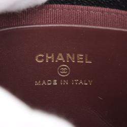 Pre Owned Chanel Black Mini Quilted Caviar Shoulder Bag