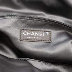 Pre Owned Chanel Navy Blue Calfskin Lady Braid Shoulder Bag