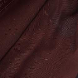 Pre Owned Chanel Black Chevron Leather Medium Boy Flap Bag