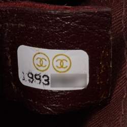 Pre Owned Chanel Black Chevron Leather Medium Boy Flap Bag