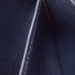 Pre Owned Chanel Navy Blue Quilted Caviar Leather Extra Mini Classic Single Flap Bag