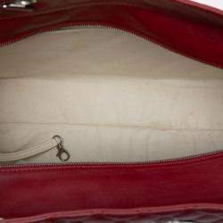 Pre Owned Chanel Red Large Quilted Calfskin In the Business Shopping Tote