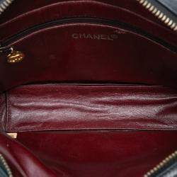 Pre Owned Chanel CC Quilted Lambskin Chain Camera Bag