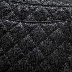 Pre Owned Chanel Coco Handle Black Caviar Leather Size 29