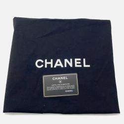 Pre Owned Chanel Coco Cocoon Tote Bag Black Nylon Size Mm
