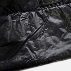 Pre Owned Chanel Coco Cocoon Tote Bag Black Nylon Size Mm