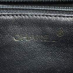 Pre Owned Chanel One Belt Black Caviar Leather