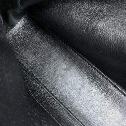 Pre Owned Chanel One Belt Black Caviar Leather