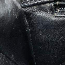 Pre Owned Chanel One Belt Black Caviar Leather