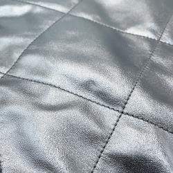 Pre Owned Chanel Chanel22 Handbag Black Shiny Calf Leather Size Small