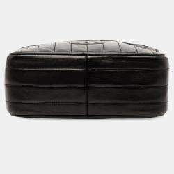 Pre Owned Chanel Black CC Quilted Lambskin Tassel Camera Bag
