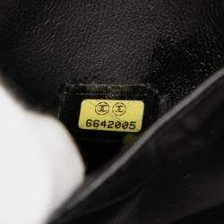 Pre Owned Chanel Black CC Caviar Vanity Bag