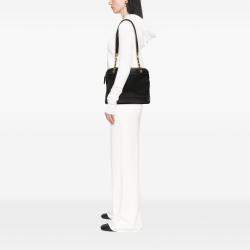 Pre Owned Chanel Black Triple CC Caviar Shoulder Bag