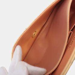 Pre Owned Chanel Brown Medium Classic Lambskin Double Flap