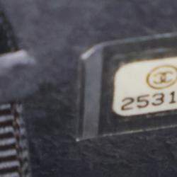 Pre Owned Chanel Black CC Quilted Lambskin Chain Around Phone Holder