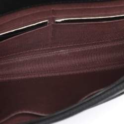 Pre Owned Chanel Black Quilted Leather CC Wallet On Chain