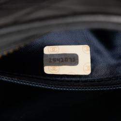 Pre Owned Chanel Black Mini Quilted Lambskin Chain Tote