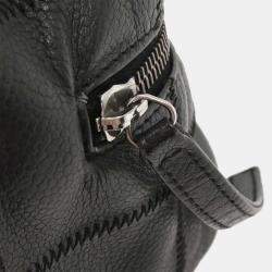 Pre Owned Chanel Black Calfskin Choco Bar Handbag