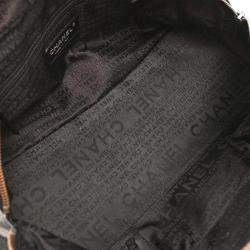 Pre Owned Chanel Black Calfskin Choco Bar Handbag