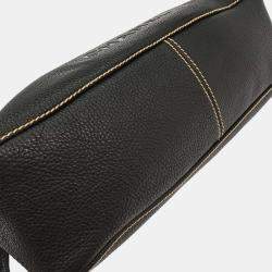 Pre Owned Chanel Black Calfskin Handbag