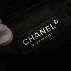 Pre Owned Chanel Beige Calfskin Cambon Ligne Tote Handbag