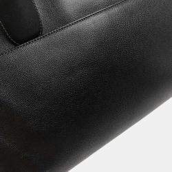 Pre Owned Chanel Black Calfskin Executive Cerf Tote Handbag