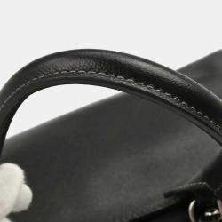 Pre Owned Chanel Black Calfskin Executive Cerf Tote Handbag